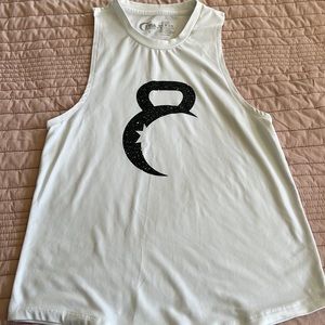 ZYIA White Kettle Moon Tank size small. Worn once